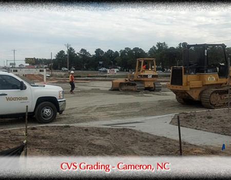 CVS Grading  - Cameron, NC
